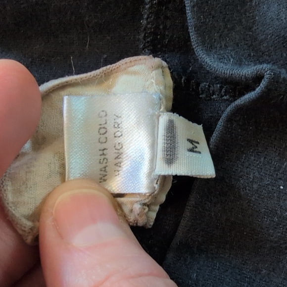 Om Gaia Tree Black Wide Leg Pants Size Medium - Picture 6 of 11